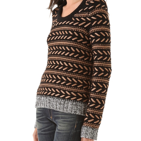 Rag And Bone Lisbeth Metallic Sweater 